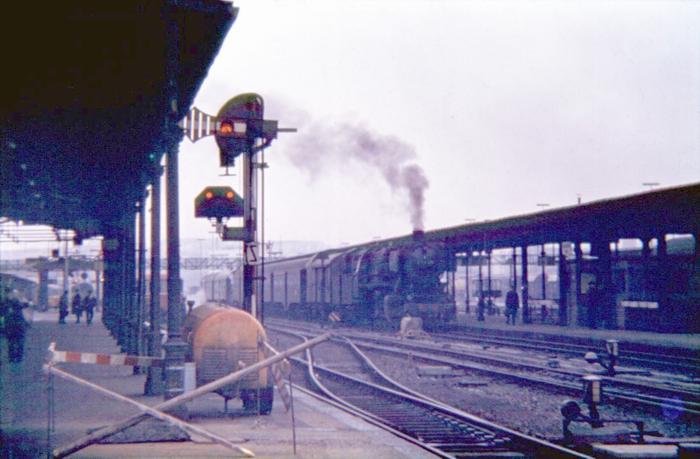 Dampf im Bhf Hof 1972