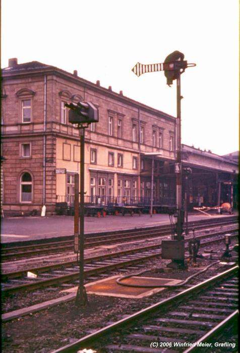 Bahnhof Hof 1972