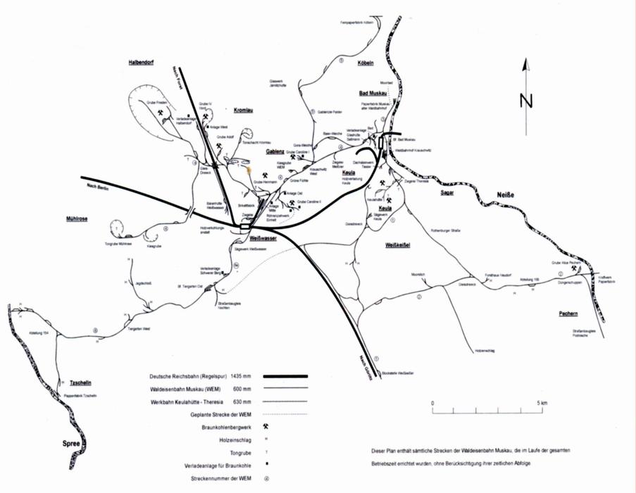 Karte & Copyright Waldeisenbahn Muskau e.V.